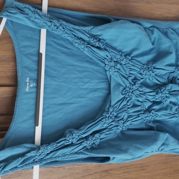 Garnet Hill ruffled top, size M - Picture 3 of 4